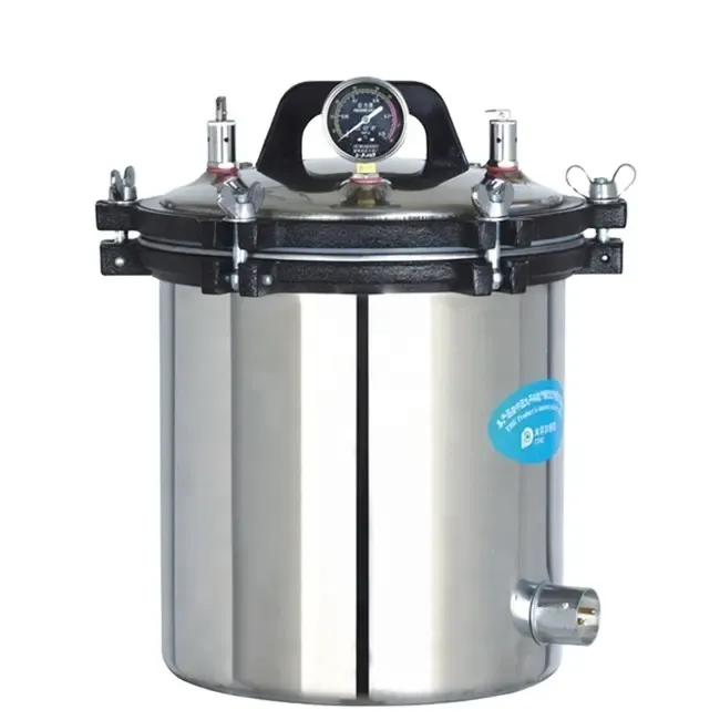 Stainless Steel 18L 24L Steam Autoclave Sterilizer